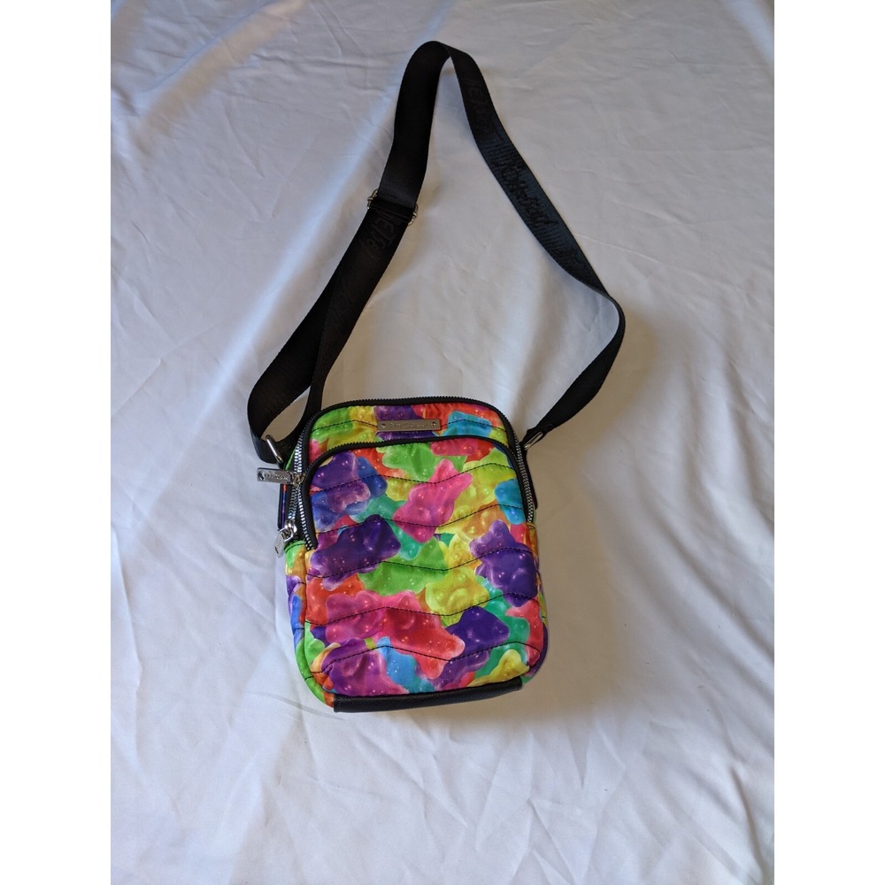 Betsey Johnson Gummy Bear Purse Crossbody Multicolor 2 Pocket Adjustable Strap